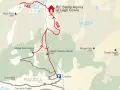 Sentiero 145 e 108 conducono al Rifugio Stella Alpina al Lago Corvo. Vicino si trova il Lago Palù di Caldes.